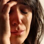 woman crying