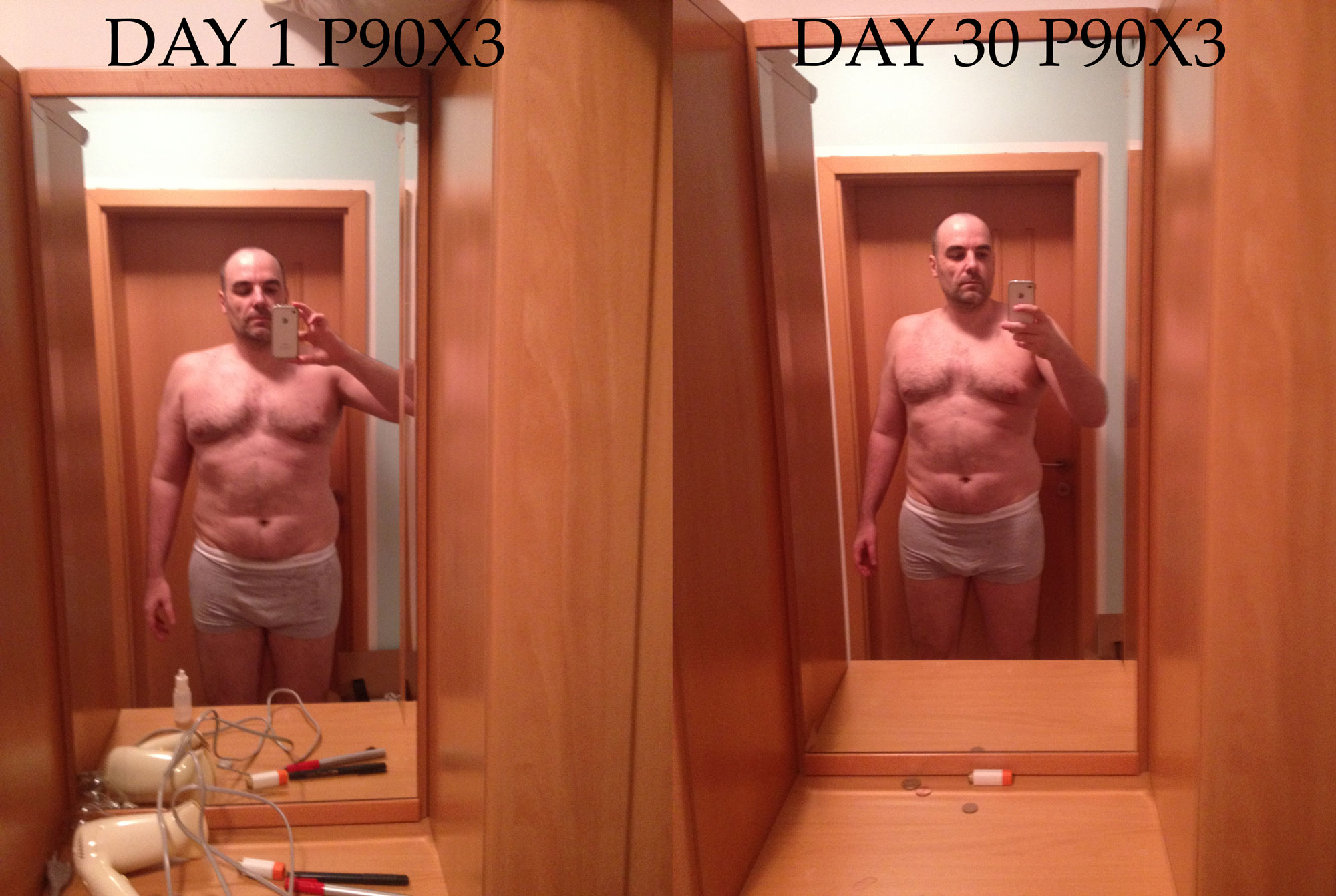 p90x3 after 30 days
