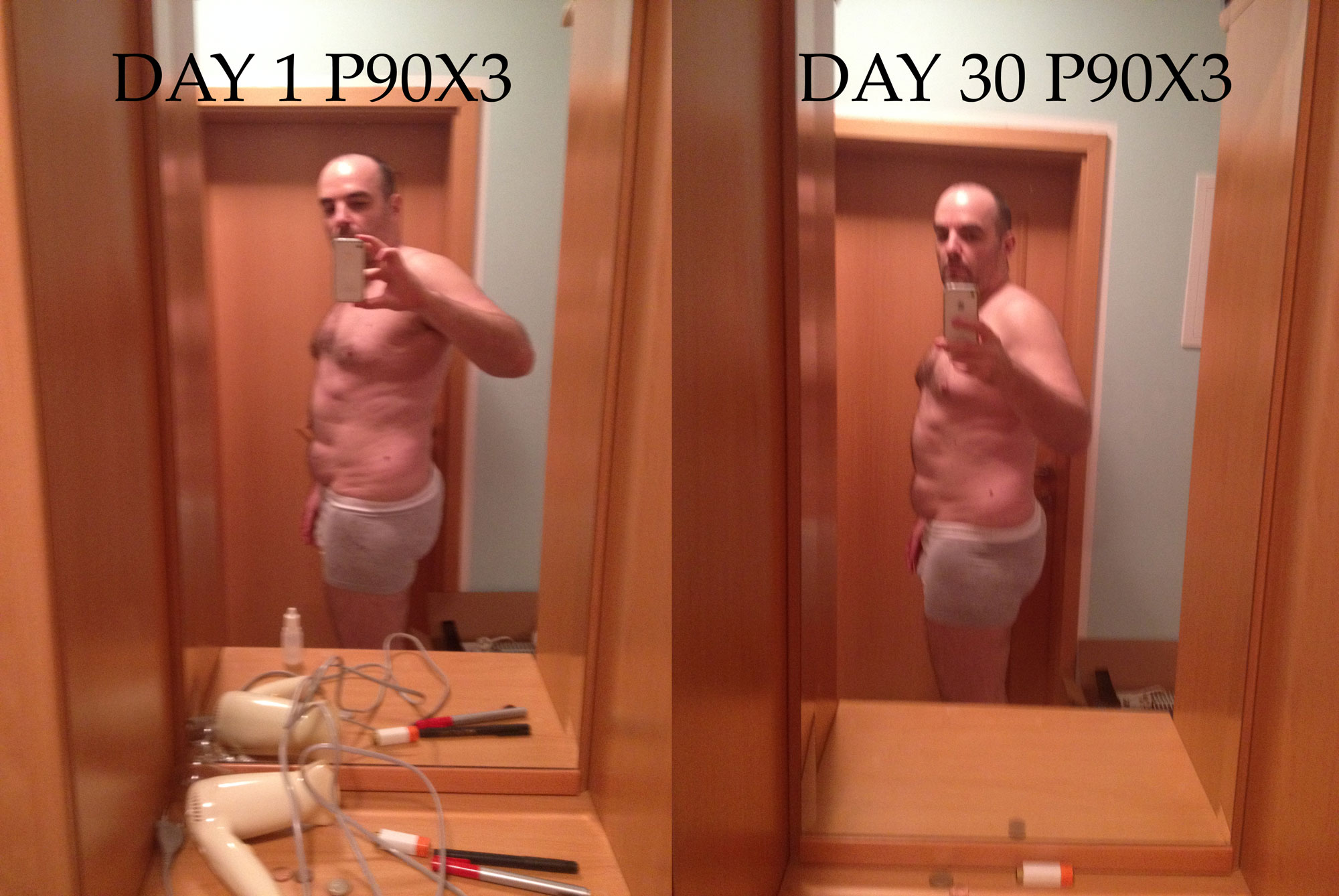p90x3 after 30 days