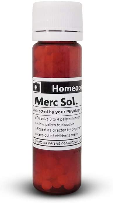 Merc sol homeopathic medicine